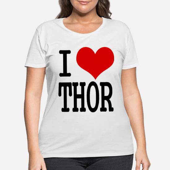 I love Thor' Women's Plus Size T-Shirt 